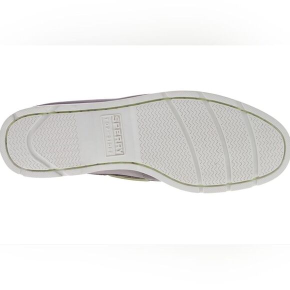 Sperry Men's Leeward Nautical Cross Lace Boat Shoe Size 8 in Grey NWT in packagi - Picture 6 of 13
